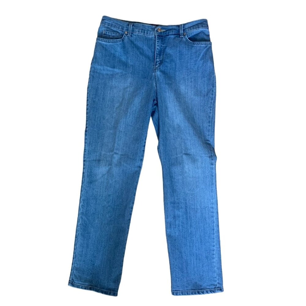 Gloria Vanderbilt Amanda Womens Size 12 Short High-Rise Tapered Leg Jeans 32”x28